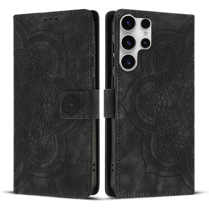 Mandala Embossed Retro Frosted Leather Phone Case, For Samsung Galaxy S25 Ultra 5G, For Samsung Galaxy S24 FE 5G, For Samsung Galaxy S24 Ultra 5G, For Samsung Galaxy S24+ 5G, For Samsung Galaxy S24 5G, For Samsung Galaxy S23 FE 5G                      ...