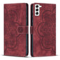 Mandala Embossed Retro Frosted Leather Phone Case, For Samsung Galaxy S20 FE, For Samsung Galaxy S22 Ultra 5G, For Samsung Galaxy S22+ 5G, For Samsung Galaxy S22 5G, For Samsung Galaxy S21 FE 5G, For Samsung Galaxy S21 5G, For Samsung Galaxy S21+ 5G   ...