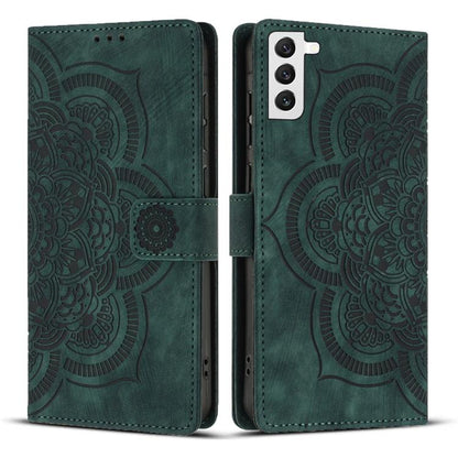 Mandala Embossed Retro Frosted Leather Phone Case, For Samsung Galaxy S20 FE, For Samsung Galaxy S22 Ultra 5G, For Samsung Galaxy S22+ 5G, For Samsung Galaxy S22 5G, For Samsung Galaxy S21 FE 5G, For Samsung Galaxy S21 5G, For Samsung Galaxy S21+ 5G   ...