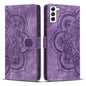 Mandala Embossed Retro Frosted Leather Phone Case, For Samsung Galaxy S20 FE, For Samsung Galaxy S22 Ultra 5G, For Samsung Galaxy S22+ 5G, For Samsung Galaxy S22 5G, For Samsung Galaxy S21 FE 5G, For Samsung Galaxy S21 5G, For Samsung Galaxy S21+ 5G   ...