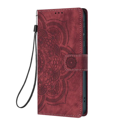 Mandala Embossed Retro Frosted Leather Phone Case, For Samsung Galaxy S20 FE, For Samsung Galaxy S22 Ultra 5G, For Samsung Galaxy S22+ 5G, For Samsung Galaxy S22 5G, For Samsung Galaxy S21 FE 5G, For Samsung Galaxy S21 5G, For Samsung Galaxy S21+ 5G   ...