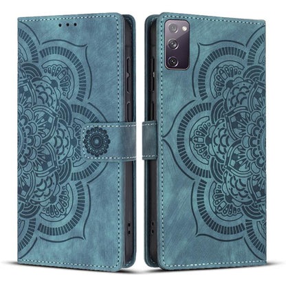 Mandala Embossed Retro Frosted Leather Phone Case, For Samsung Galaxy S20 FE, For Samsung Galaxy S22 Ultra 5G, For Samsung Galaxy S22+ 5G, For Samsung Galaxy S22 5G, For Samsung Galaxy S21 FE 5G, For Samsung Galaxy S21 5G, For Samsung Galaxy S21+ 5G   ...
