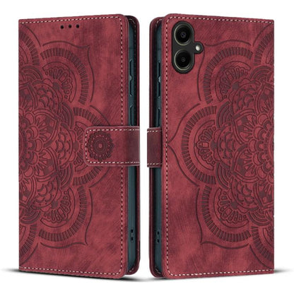 Mandala Embossed Retro Frosted Leather Phone Case, For Galaxy S26 FE 5G, For Samsung Galaxy S26+ 5G, For Samsung Galaxy S26 Edge 5G, For Samsung Galaxy S26 Ultra 5G, For Samsung Galaxy S26 5G, For Samsung Galaxy S25 FE 5G, For Samsung Galaxy S25 Edge 5...