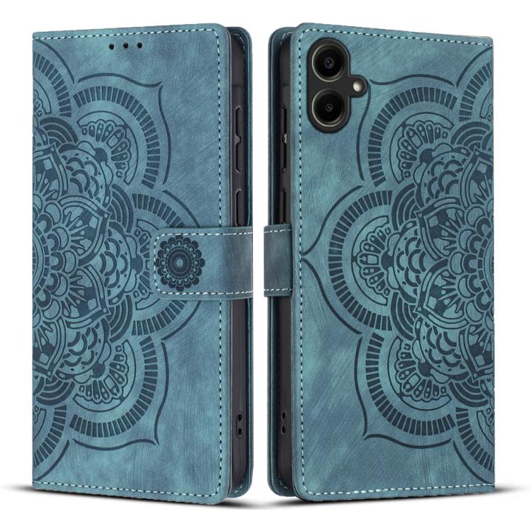 Mandala Embossed Retro Frosted Leather Phone Case, For Galaxy S26 FE 5G, For Samsung Galaxy S26+ 5G, For Samsung Galaxy S26 Edge 5G, For Samsung Galaxy S26 Ultra 5G, For Samsung Galaxy S26 5G, For Samsung Galaxy S25 FE 5G, For Samsung Galaxy S25 Edge 5...