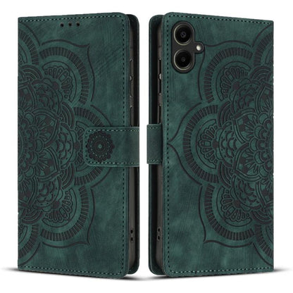Mandala Embossed Retro Frosted Leather Phone Case, For Galaxy S26 FE 5G, For Samsung Galaxy S26+ 5G, For Samsung Galaxy S26 Edge 5G, For Samsung Galaxy S26 Ultra 5G, For Samsung Galaxy S26 5G, For Samsung Galaxy S25 FE 5G, For Samsung Galaxy S25 Edge 5...