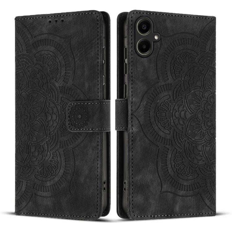 Mandala Embossed Retro Frosted Leather Phone Case, For Galaxy S26 FE 5G, For Samsung Galaxy S26+ 5G, For Samsung Galaxy S26 Edge 5G, For Samsung Galaxy S26 Ultra 5G, For Samsung Galaxy S26 5G, For Samsung Galaxy S25 FE 5G, For Samsung Galaxy S25 Edge 5...
