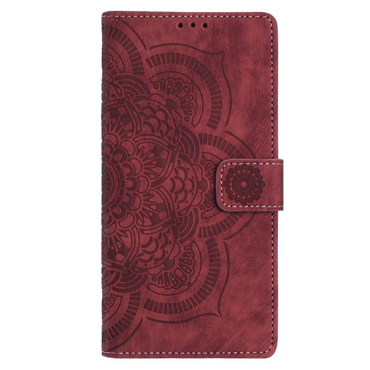 Mandala Embossed Retro Frosted Leather Phone Case, For Samsung Galaxy S26+ 5G, For Samsung Galaxy S26 Edge 5G, For Samsung Galaxy S26 Ultra 5G, For Samsung Galaxy S26 5G, For Samsung Galaxy S25 FE 5G, For Samsung Galaxy S25 Edge 5G                     ...