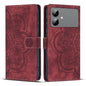 Mandala Embossed Retro Frosted Leather Phone Case, For Galaxy S26 FE 5G, For Samsung Galaxy S26+ 5G, For Samsung Galaxy S26 Edge 5G, For Samsung Galaxy S26 Ultra 5G, For Samsung Galaxy S26 5G, For Samsung Galaxy S25 FE 5G, For Samsung Galaxy S25 Edge 5...