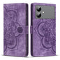 Mandala Embossed Retro Frosted Leather Phone Case, For Galaxy S26 FE 5G, For Samsung Galaxy S26+ 5G, For Samsung Galaxy S26 Edge 5G, For Samsung Galaxy S26 Ultra 5G, For Samsung Galaxy S26 5G, For Samsung Galaxy S25 FE 5G, For Samsung Galaxy S25 Edge 5...