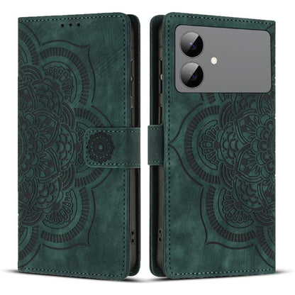 Mandala Embossed Retro Frosted Leather Phone Case, For Galaxy S26 FE 5G, For Samsung Galaxy S26+ 5G, For Samsung Galaxy S26 Edge 5G, For Samsung Galaxy S26 Ultra 5G, For Samsung Galaxy S26 5G, For Samsung Galaxy S25 FE 5G, For Samsung Galaxy S25 Edge 5...