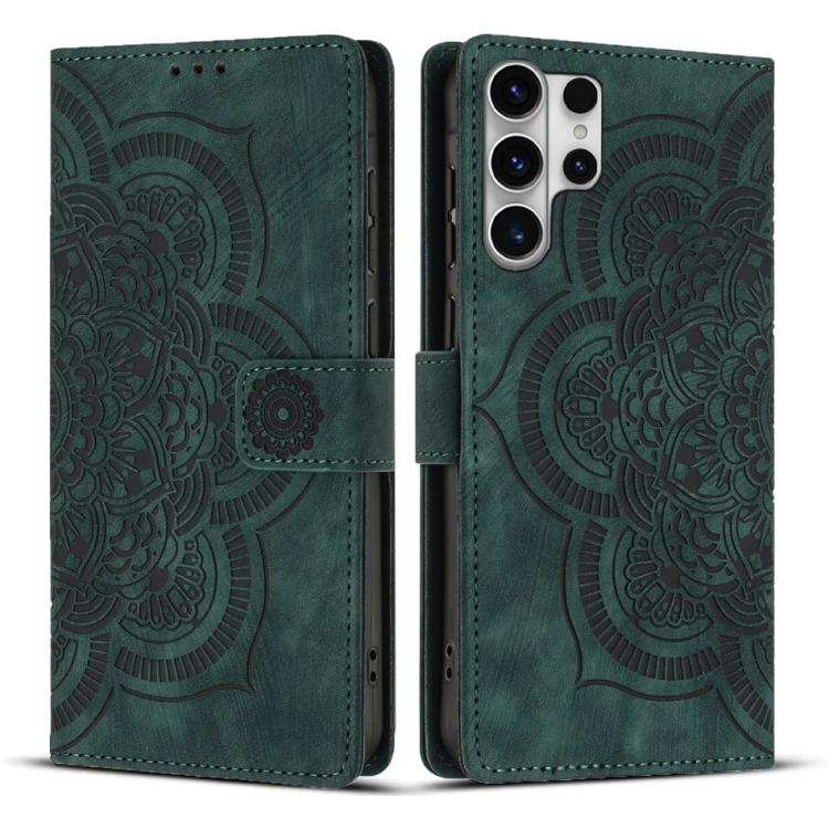Mandala Embossed Retro Frosted Leather Phone Case, For Samsung Galaxy S26+ 5G, For Samsung Galaxy S26 Edge 5G, For Samsung Galaxy S26 Ultra 5G, For Samsung Galaxy S26 5G, For Samsung Galaxy S25 FE 5G, For Samsung Galaxy S25 Edge 5G                     ...