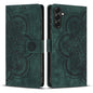 Mandala Embossed Retro Frosted Leather Phone Case, For Galaxy S26 FE 5G, For Samsung Galaxy S26+ 5G, For Samsung Galaxy S26 Edge 5G, For Samsung Galaxy S26 Ultra 5G, For Samsung Galaxy S26 5G, For Samsung Galaxy S25 FE 5G, For Samsung Galaxy S25 Edge 5...