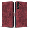 Mandala Embossed Retro Frosted Leather Phone Case, For Galaxy S26 FE 5G, For Samsung Galaxy S26+ 5G, For Samsung Galaxy S26 Edge 5G, For Samsung Galaxy S26 Ultra 5G, For Samsung Galaxy S26 5G, For Samsung Galaxy S25 FE 5G, For Samsung Galaxy S25 Edge 5...