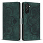 Mandala Embossed Retro Frosted Leather Phone Case, For Galaxy S26 FE 5G, For Samsung Galaxy S26+ 5G, For Samsung Galaxy S26 Edge 5G, For Samsung Galaxy S26 Ultra 5G, For Samsung Galaxy S26 5G, For Samsung Galaxy S25 FE 5G, For Samsung Galaxy S25 Edge 5...