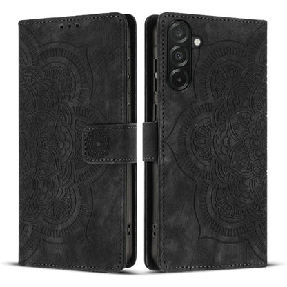 Mandala Embossed Retro Frosted Leather Phone Case, For Galaxy S26 FE 5G, For Samsung Galaxy S26+ 5G, For Samsung Galaxy S26 Edge 5G, For Samsung Galaxy S26 Ultra 5G, For Samsung Galaxy S26 5G, For Samsung Galaxy S25 FE 5G, For Samsung Galaxy S25 Edge 5...