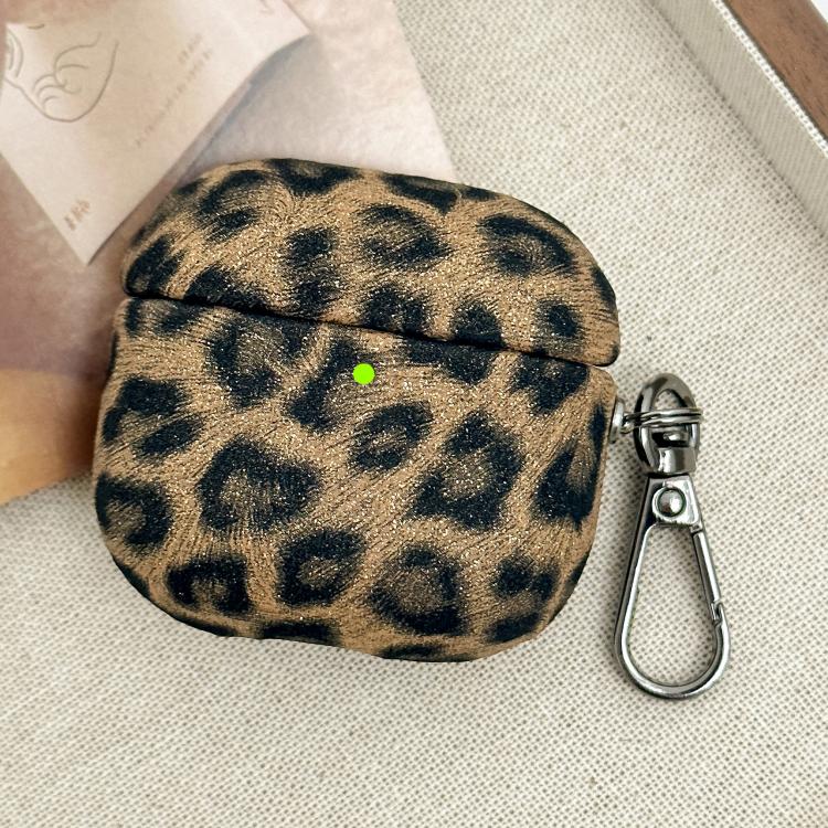 Leopard Texture Wireless Earphone PC Case