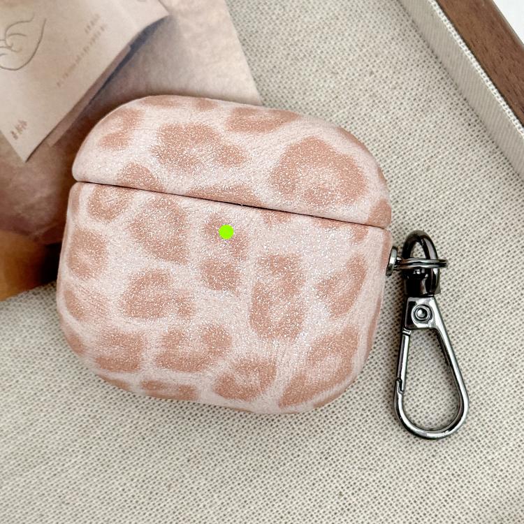 Leopard Texture Wireless Earphone PC Case