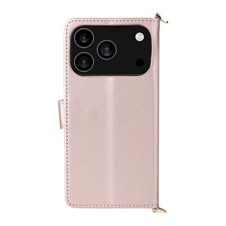 Multifunctional 6-Card Slots Leather Phone Case with Wrist Strap