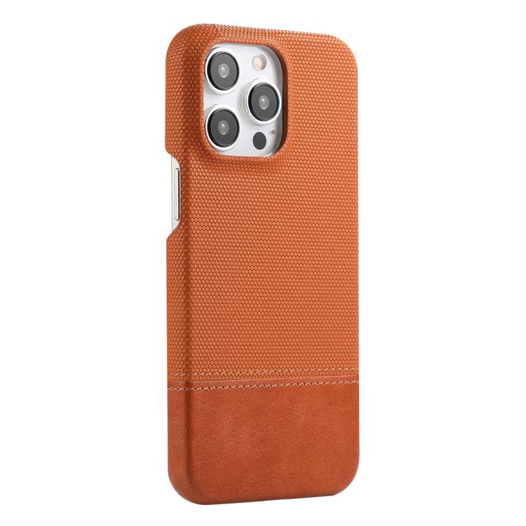 Stitching Cloth MagSafe Magnetic PC Hybrid PU Phone Case