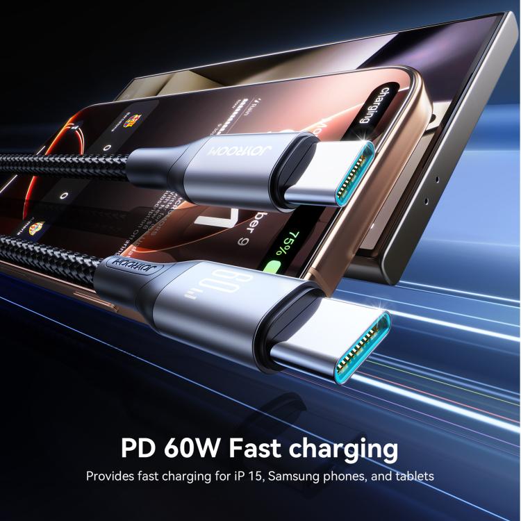 JOYROOM S-A28 Flash Series 60W 480Mbps Fast Charging Data Cable, Length: 2m