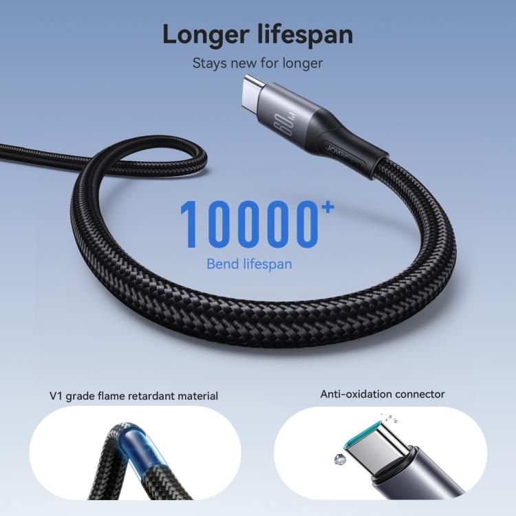 JOYROOM S-A28 Flash Series 60W 480Mbps Fast Charging Data Cable, Length: 2m