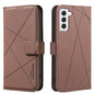 Geometric Pattern RFID Leather Phone Case, For Samsung Galaxy S22 5G, For Samsung Galaxy S21 FE 5G, For Samsung Galaxy S21 5G, For Samsung Galaxy S21+ 5G, For Samsung Galaxy S21 Ultra 5G