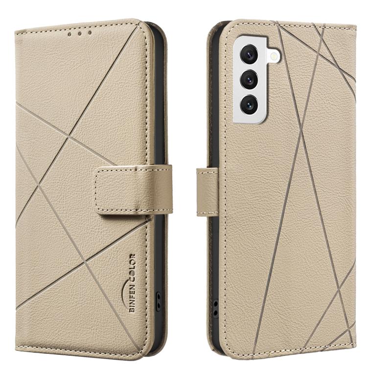 Geometric Pattern RFID Leather Phone Case, For Samsung Galaxy S22 5G, For Samsung Galaxy S21 FE 5G, For Samsung Galaxy S21 5G, For Samsung Galaxy S21+ 5G, For Samsung Galaxy S21 Ultra 5G