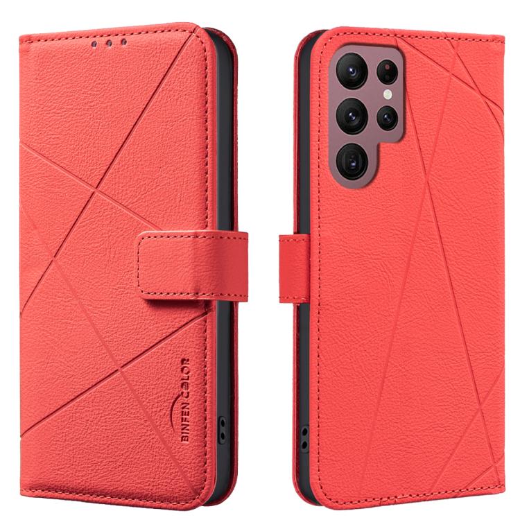 Geometric Pattern RFID Leather Phone Case, For Samsung Galaxy S22 5G, For Samsung Galaxy S21 FE 5G, For Samsung Galaxy S21 5G, For Samsung Galaxy S21+ 5G, For Samsung Galaxy S21 Ultra 5G