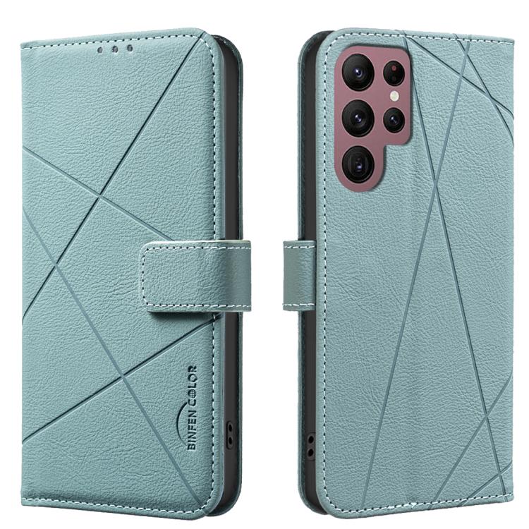 Geometric Pattern RFID Leather Phone Case, For Samsung Galaxy S22 5G, For Samsung Galaxy S21 FE 5G, For Samsung Galaxy S21 5G, For Samsung Galaxy S21+ 5G, For Samsung Galaxy S21 Ultra 5G