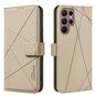 Geometric Pattern RFID Leather Phone Case, For Samsung Galaxy S25 Ultra 5G, For Samsung Galaxy S24 Ultra 5G, For Samsung Galaxy S23 FE 5G, For Samsung Galaxy S23 Ultra 5G, For Samsung Galaxy S23+ 5G, For Samsung Galaxy S23 5G                           ...