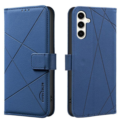 Geometric Pattern RFID Leather Phone Case, For Samsung Galaxy S25 Ultra 5G, For Samsung Galaxy S24 Ultra 5G, For Samsung Galaxy S23 FE 5G, For Samsung Galaxy S23 Ultra 5G, For Samsung Galaxy S23+ 5G, For Samsung Galaxy S23 5G                           ...