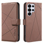 Geometric Pattern RFID Leather Phone Case, For Samsung Galaxy S25 Ultra 5G, For Samsung Galaxy S24 Ultra 5G, For Samsung Galaxy S23 FE 5G, For Samsung Galaxy S23 Ultra 5G, For Samsung Galaxy S23+ 5G, For Samsung Galaxy S23 5G                           ...