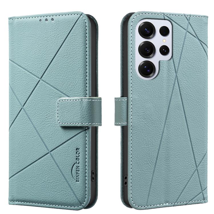Geometric Pattern RFID Leather Phone Case, For Samsung Galaxy S25 Ultra 5G, For Samsung Galaxy S24 Ultra 5G, For Samsung Galaxy S23 FE 5G, For Samsung Galaxy S23 Ultra 5G, For Samsung Galaxy S23+ 5G, For Samsung Galaxy S23 5G                           ...