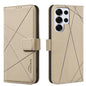 Geometric Pattern RFID Leather Phone Case, For Samsung Galaxy S25 Ultra 5G, For Samsung Galaxy S24 Ultra 5G, For Samsung Galaxy S23 FE 5G, For Samsung Galaxy S23 Ultra 5G, For Samsung Galaxy S23+ 5G, For Samsung Galaxy S23 5G                           ...