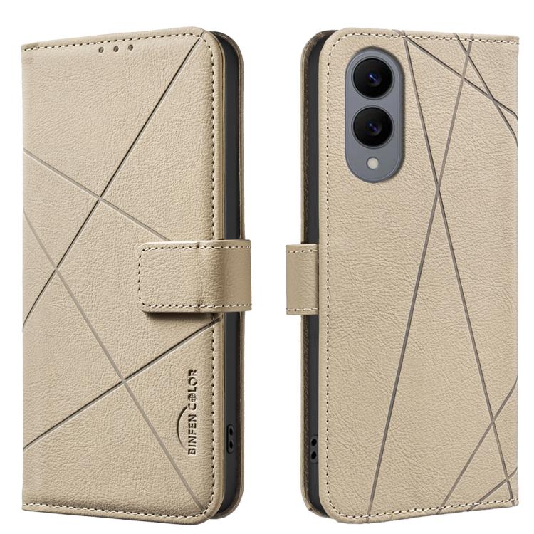 Geometric Pattern RFID Leather Phone Case, For Samsung Galaxy S26 Ultra 5G, For Samsung Galaxy S26 5G, For Samsung Galaxy S25 FE 5G, For Samsung Galaxy S25 Edge 5G, For Samsung Galaxy S25 / S24 5G, For Samsung Galaxy S25+ / S24+ 5G                     ...