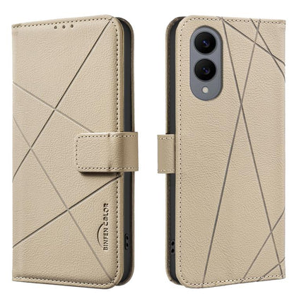Geometric Pattern RFID Leather Phone Case, For Galaxy S27+ 5G, For Galaxy S26 FE 5G, For Samsung Galaxy S26 Ultra 5G, For Samsung Galaxy S26 5G, For Samsung Galaxy S25 FE 5G, For Samsung Galaxy S25 Edge 5G, For Samsung Galaxy S25 / S24 5G              ...