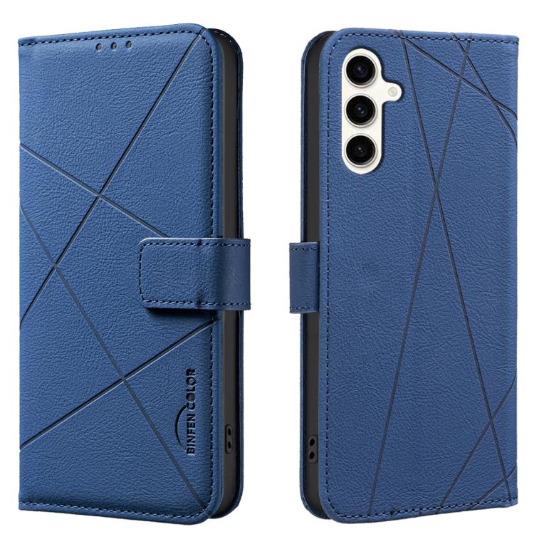 Geometric Pattern RFID Leather Phone Case, For Samsung Galaxy S26 Ultra 5G, For Samsung Galaxy S26 5G, For Samsung Galaxy S25 FE 5G, For Samsung Galaxy S25 Edge 5G, For Samsung Galaxy S25 / S24 5G, For Samsung Galaxy S25+ / S24+ 5G                     ...