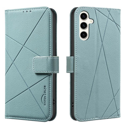 Geometric Pattern RFID Leather Phone Case, For Galaxy S27+ 5G, For Galaxy S26 FE 5G, For Samsung Galaxy S26 Ultra 5G, For Samsung Galaxy S26 5G, For Samsung Galaxy S25 FE 5G, For Samsung Galaxy S25 Edge 5G, For Samsung Galaxy S25 / S24 5G              ...