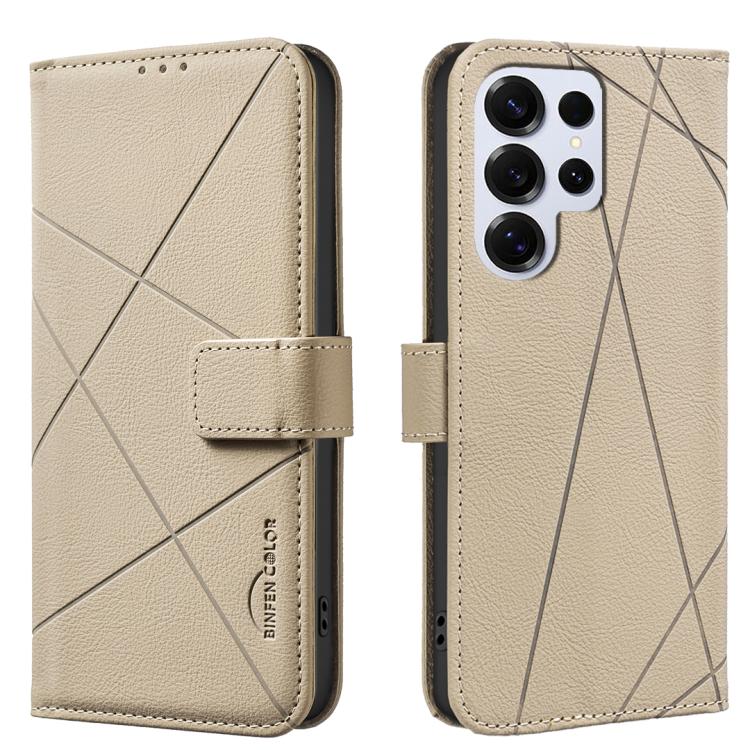 Geometric Pattern RFID Leather Phone Case, For Samsung Galaxy S25 Ultra 5G, For Samsung Galaxy S24 Ultra 5G, For Samsung Galaxy S23 FE 5G, For Samsung Galaxy S23 Ultra 5G, For Samsung Galaxy S23+ 5G, For Samsung Galaxy S23 5G                           ...