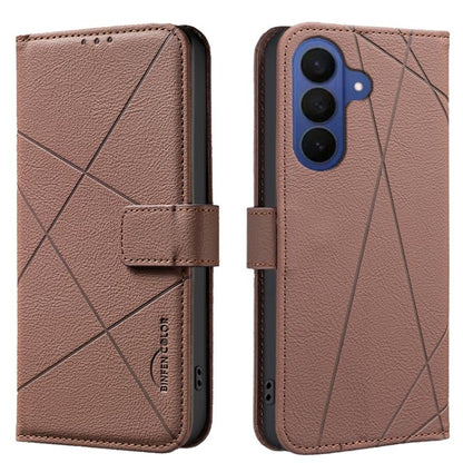 Geometric Pattern RFID Leather Phone Case, For Galaxy S27+ 5G, For Galaxy S26 FE 5G, For Samsung Galaxy S26 Ultra 5G, For Samsung Galaxy S26 5G, For Samsung Galaxy S25 FE 5G, For Samsung Galaxy S25 Edge 5G, For Samsung Galaxy S25 / S24 5G              ...
