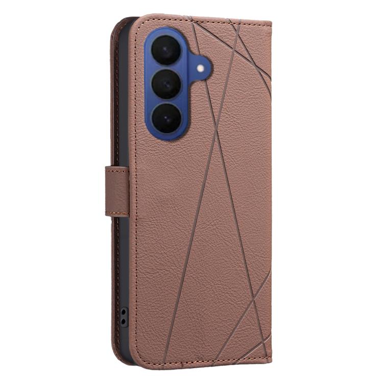 Geometric Pattern RFID Leather Phone Case, For Galaxy S27+ 5G, For Galaxy S26 FE 5G, For Samsung Galaxy S26 Ultra 5G, For Samsung Galaxy S26 5G, For Samsung Galaxy S25 FE 5G, For Samsung Galaxy S25 Edge 5G, For Samsung Galaxy S25 / S24 5G              ...