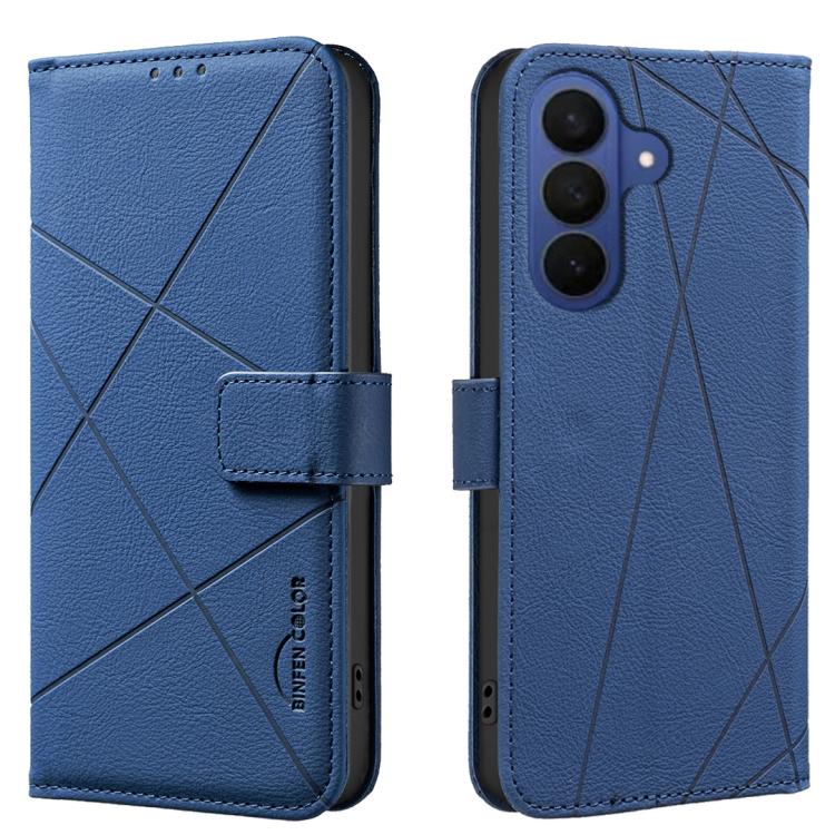 Geometric Pattern RFID Leather Phone Case, For Galaxy S27+ 5G, For Galaxy S26 FE 5G, For Samsung Galaxy S26 Ultra 5G, For Samsung Galaxy S26 5G, For Samsung Galaxy S25 FE 5G, For Samsung Galaxy S25 Edge 5G, For Samsung Galaxy S25 / S24 5G              ...