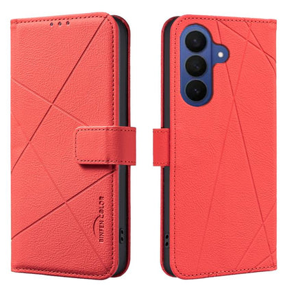 Geometric Pattern RFID Leather Phone Case, For Galaxy S27+ 5G, For Galaxy S26 FE 5G, For Samsung Galaxy S26 Ultra 5G, For Samsung Galaxy S26 5G, For Samsung Galaxy S25 FE 5G, For Samsung Galaxy S25 Edge 5G, For Samsung Galaxy S25 / S24 5G              ...