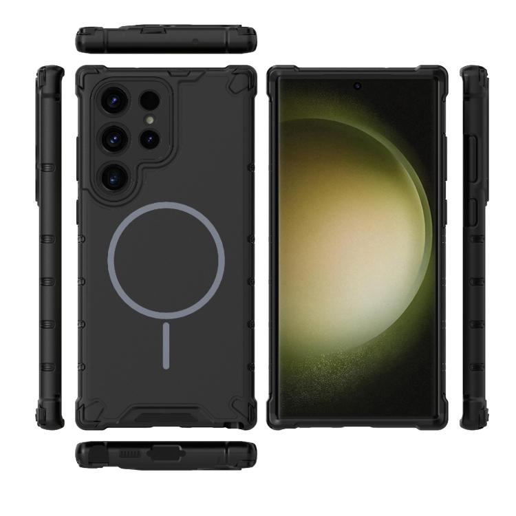 Grating Solid Color MagSafe Magnetic Phone Case, For Samsung Galaxy S23 Ultra 5G, For Samsung Galaxy S23+ 5G, For Samsung Galaxy S23 5G