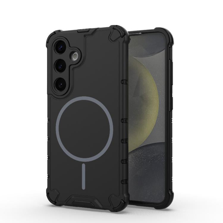 Grating Solid Color MagSafe Magnetic Phone Case, For Samsung Galaxy S26+ 5G, For Samsung Galaxy S26 Ultra 5G, For Samsung Galaxy S26 5G, For Samsung Galaxy S25 5G, For Samsung Galaxy S25 Ultra 5G, For Samsung Galaxy S24 Ultra 5G                        ...