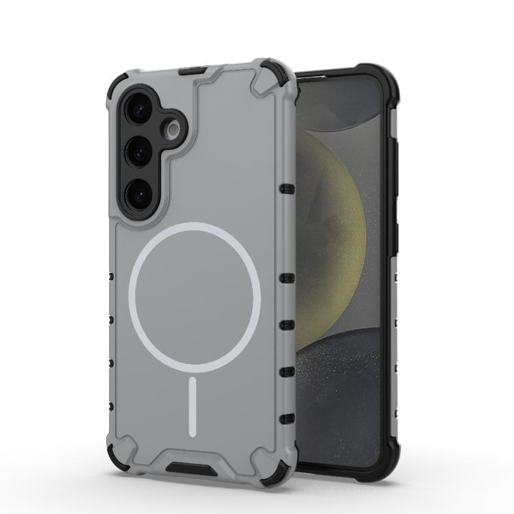 Grating Solid Color MagSafe Magnetic Phone Case, For Samsung Galaxy S26+ 5G, For Samsung Galaxy S26 Ultra 5G, For Samsung Galaxy S26 5G, For Samsung Galaxy S25 5G, For Samsung Galaxy S25 Ultra 5G, For Samsung Galaxy S24 Ultra 5G                        ...