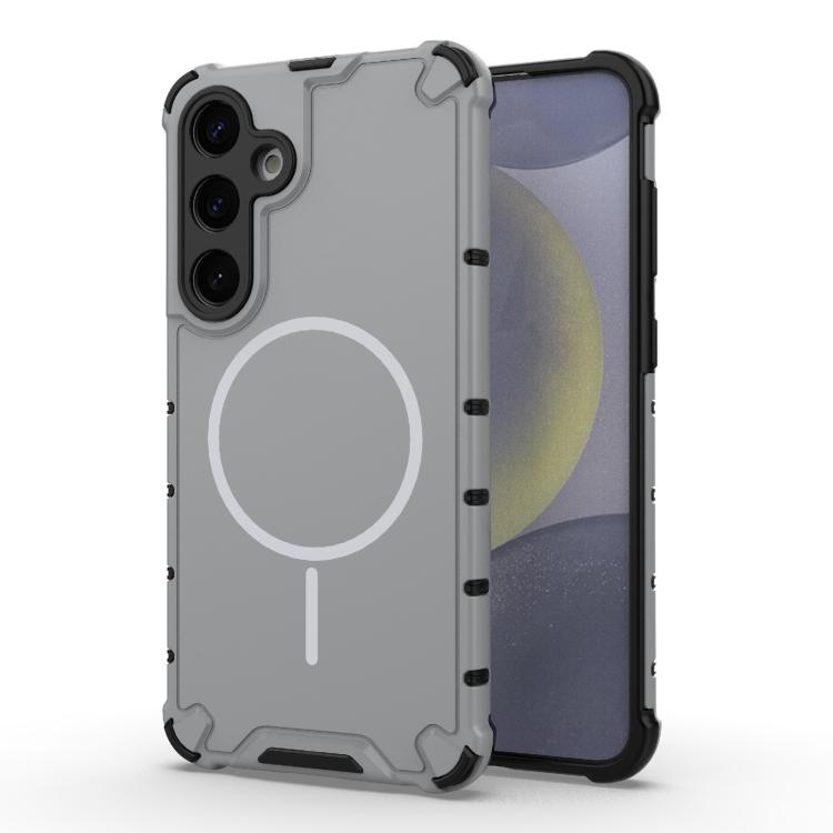 Grating Solid Color MagSafe Magnetic Phone Case, For Samsung Galaxy S26+ 5G, For Samsung Galaxy S26 Ultra 5G, For Samsung Galaxy S26 5G, For Samsung Galaxy S25 5G, For Samsung Galaxy S25 Ultra 5G, For Samsung Galaxy S24 Ultra 5G                        ...