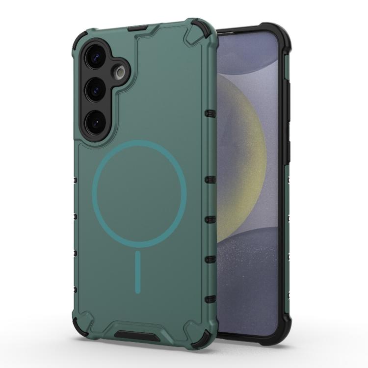 Grating Solid Color MagSafe Magnetic Phone Case, For Samsung Galaxy S26+ 5G, For Samsung Galaxy S26 Ultra 5G, For Samsung Galaxy S26 5G, For Samsung Galaxy S25 5G, For Samsung Galaxy S25 Ultra 5G, For Samsung Galaxy S24 Ultra 5G                        ...