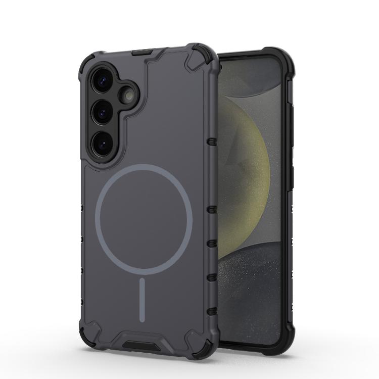 Grating Solid Color MagSafe Magnetic Phone Case, For Samsung Galaxy S26+ 5G, For Samsung Galaxy S26 Ultra 5G, For Samsung Galaxy S26 5G, For Samsung Galaxy S25 5G, For Samsung Galaxy S25 Ultra 5G, For Samsung Galaxy S24 Ultra 5G                        ...