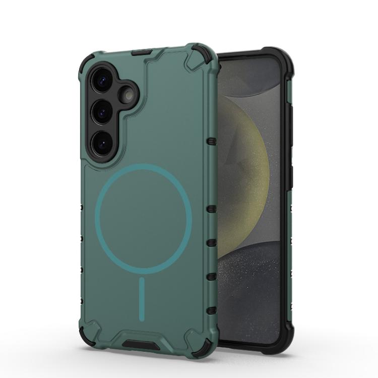 Grating Solid Color MagSafe Magnetic Phone Case, For Samsung Galaxy S26+ 5G, For Samsung Galaxy S26 Ultra 5G, For Samsung Galaxy S26 5G, For Samsung Galaxy S25 5G, For Samsung Galaxy S25 Ultra 5G, For Samsung Galaxy S24 Ultra 5G                        ...